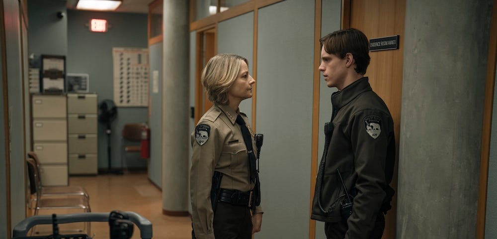 Jodie Foster and Finn Bennett in True Detective | Credit: HBO