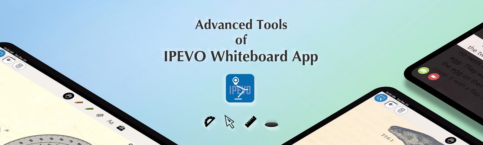 Check out the Advanced Tools of IPEVO Whiteboard app