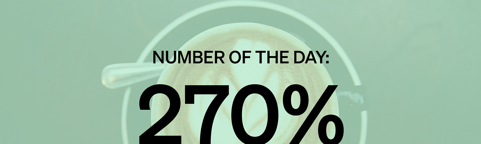 Number of the Day: 270% Increase in U.S. Oat Milk Sales