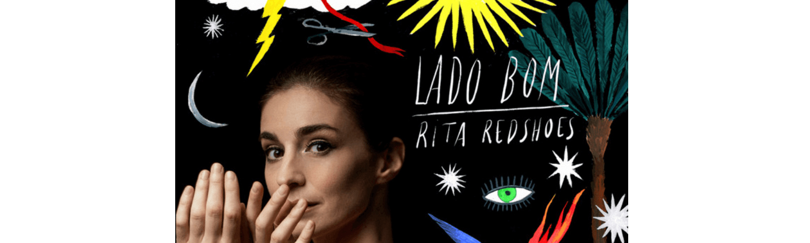 Rita Redshoes on the cover of her latest album “Lado Bom.”
