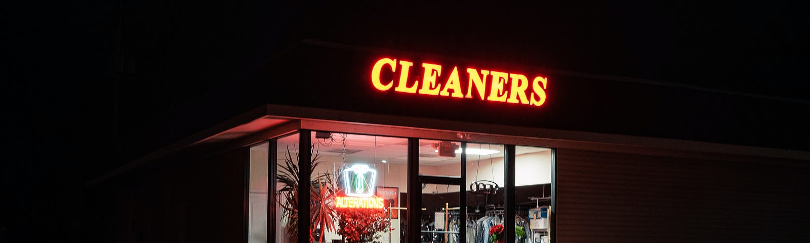 Dry cleaner’s shop