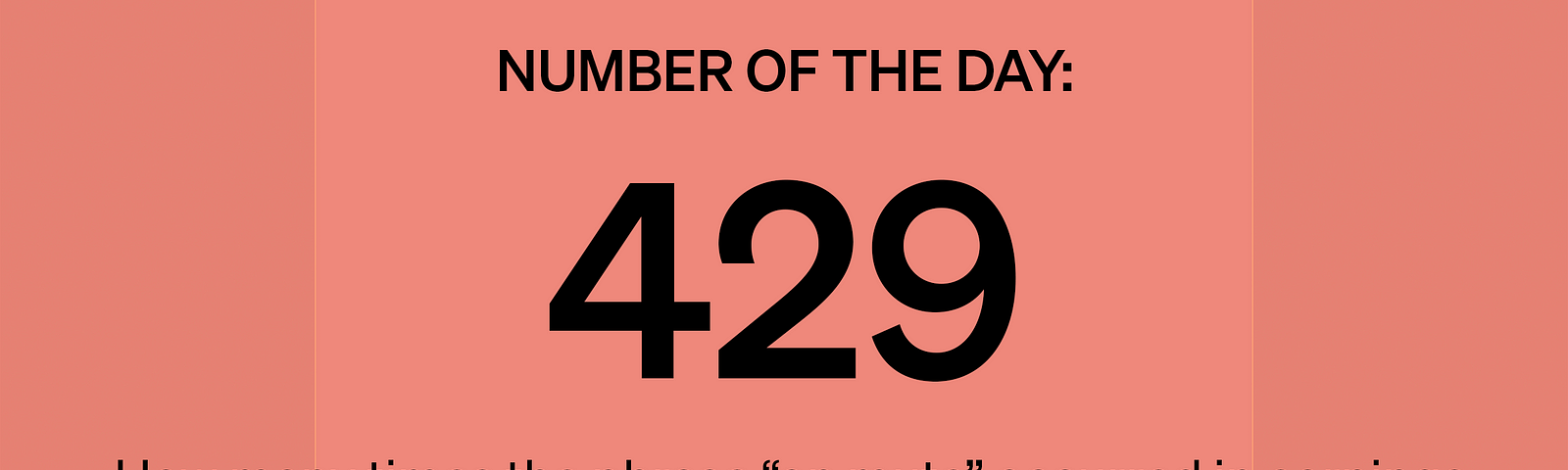 429 — How many times the phrase “on mute” occurred in earnings and other corporate calls in the second quarter of 2020