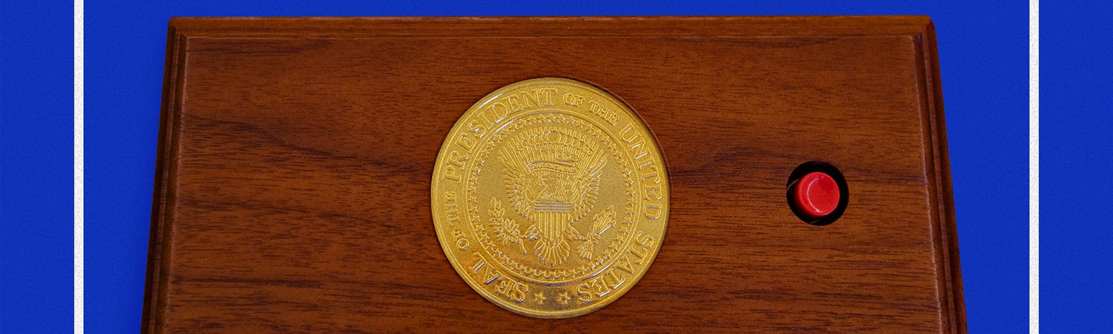 An image of the call button for the President in the Oval Office with the title text “Object of the Week”