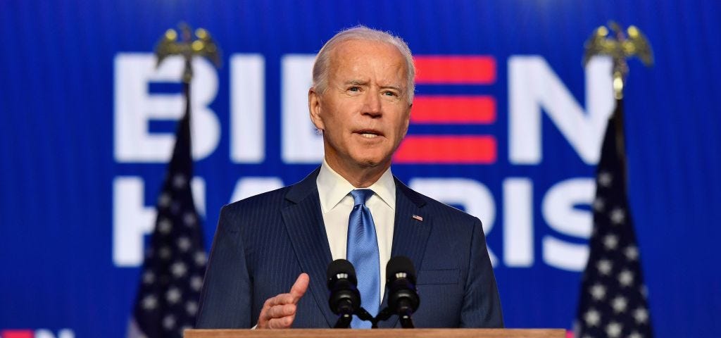 President-elect Joe Biden speaking.