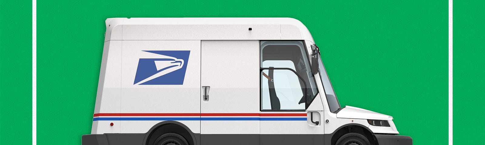 The new US Postal Service truck