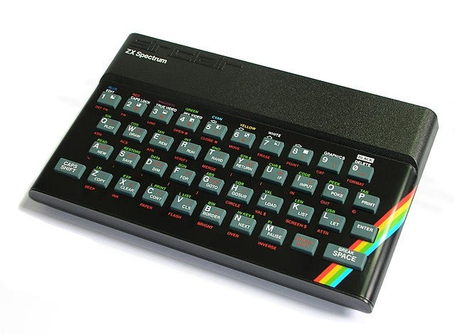 An image of a ZX Spectrum computer