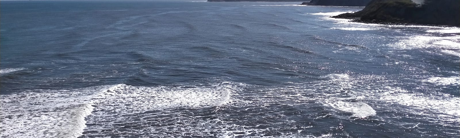 The sea at Staithes, UK