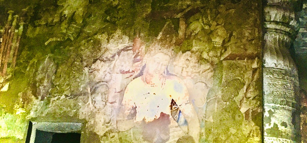 Ajanta caves, tracing my roots, poem