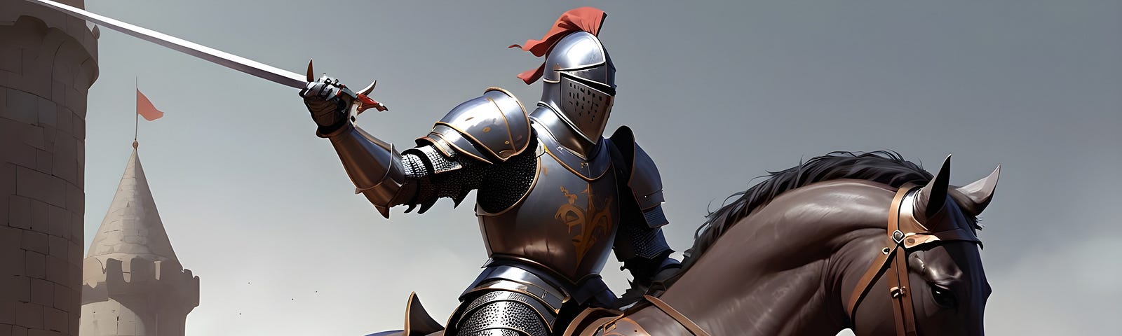 A medieval knight