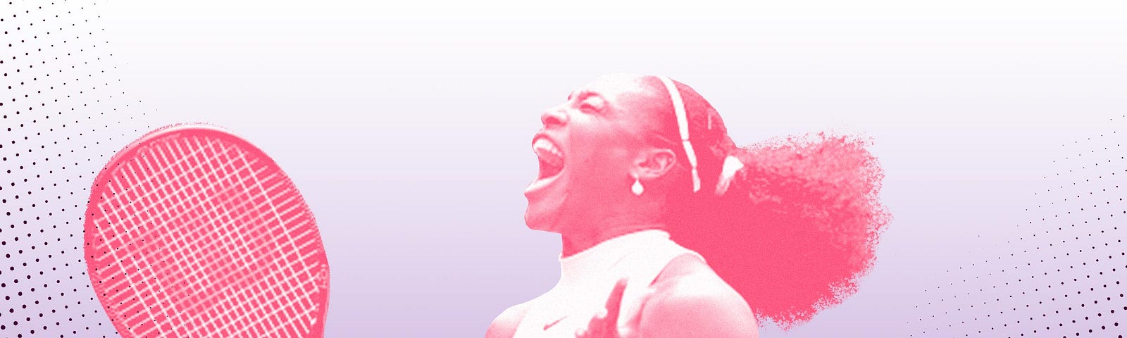 Photo illustration of Serena Williams.