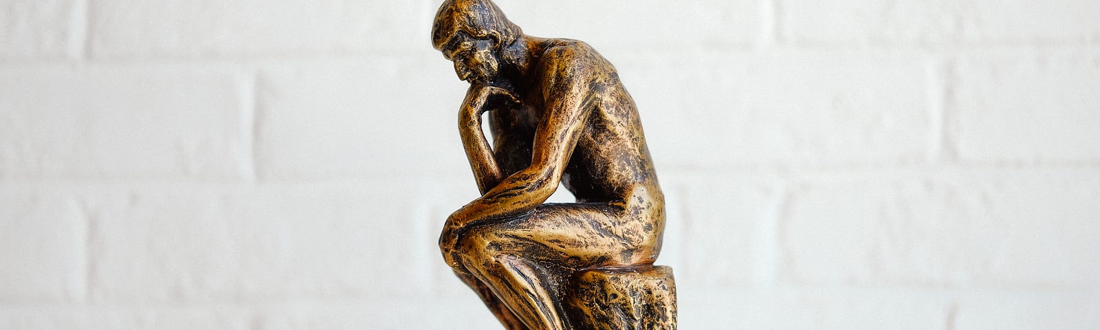 A statue of ‘The Thinker’