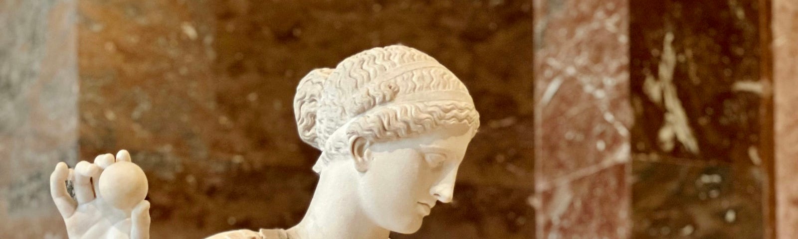 Statue of a Greek goddess