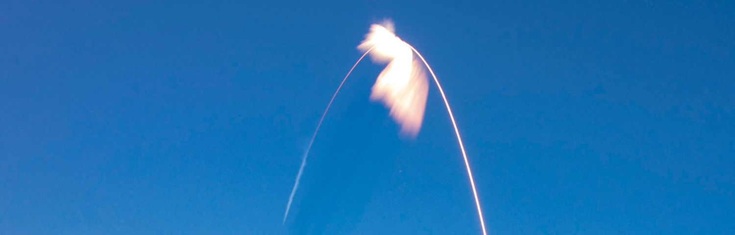 Photo of rocket launch.