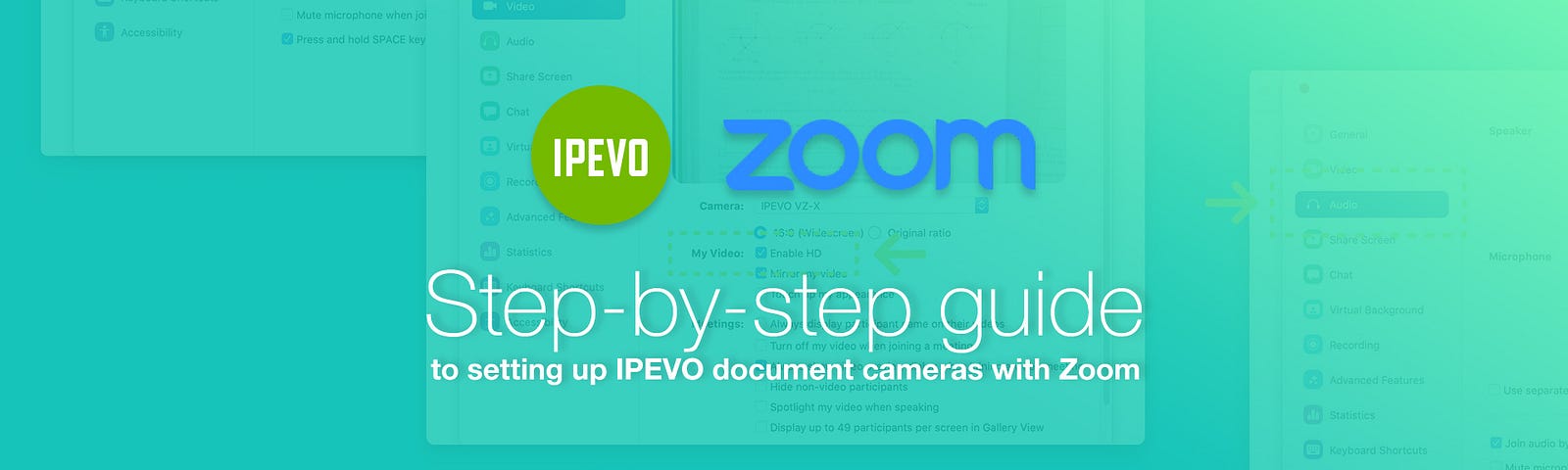Step-by-step guide to setting up IPEVO document cameras with Zoom