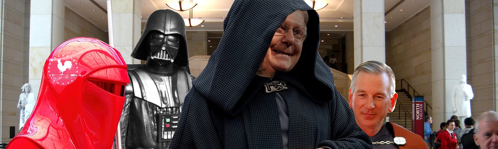 Mitch McConnell and Tommy Tuberville as Sith Lords
