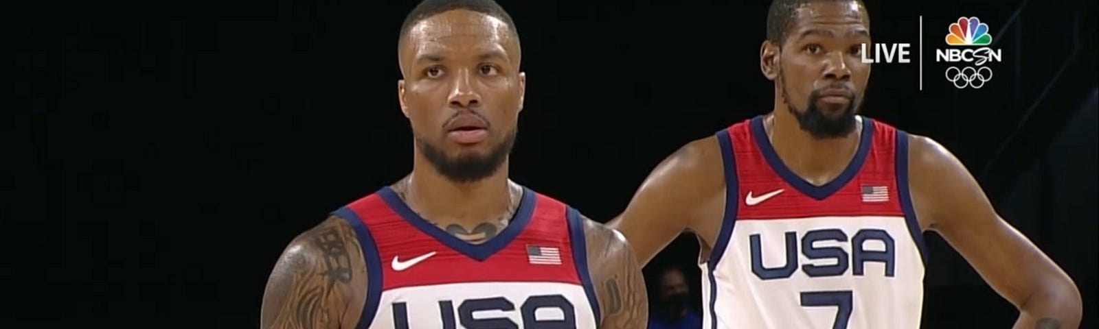 Kevin Durant and Damian Lillard are NBA superstars, deserving of a Team USA position. But are they enough?