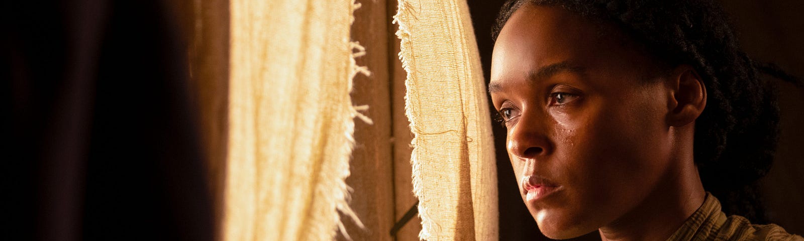 Screenshot of Janelle Monae in a scene from “Antebellum.”