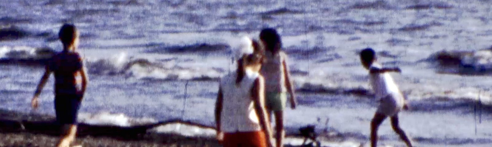 Woodlawn Beach, Lake Erie, 1968. Source: Matiz family archive, Super 8 film frame.