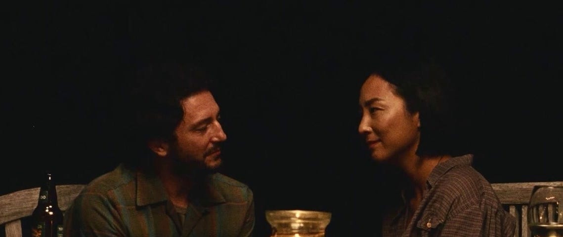 John Magaro and Greta Lee in Past Lives | Credit: A24