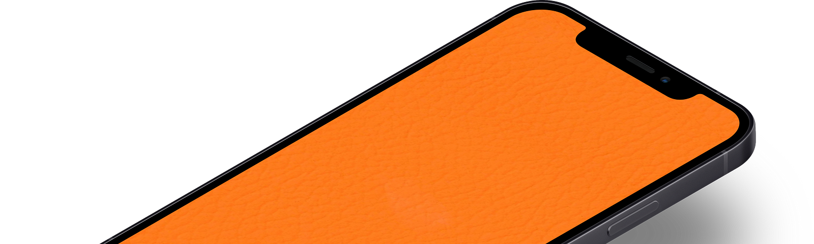 iPhone 13 Pro Max showing orange screen