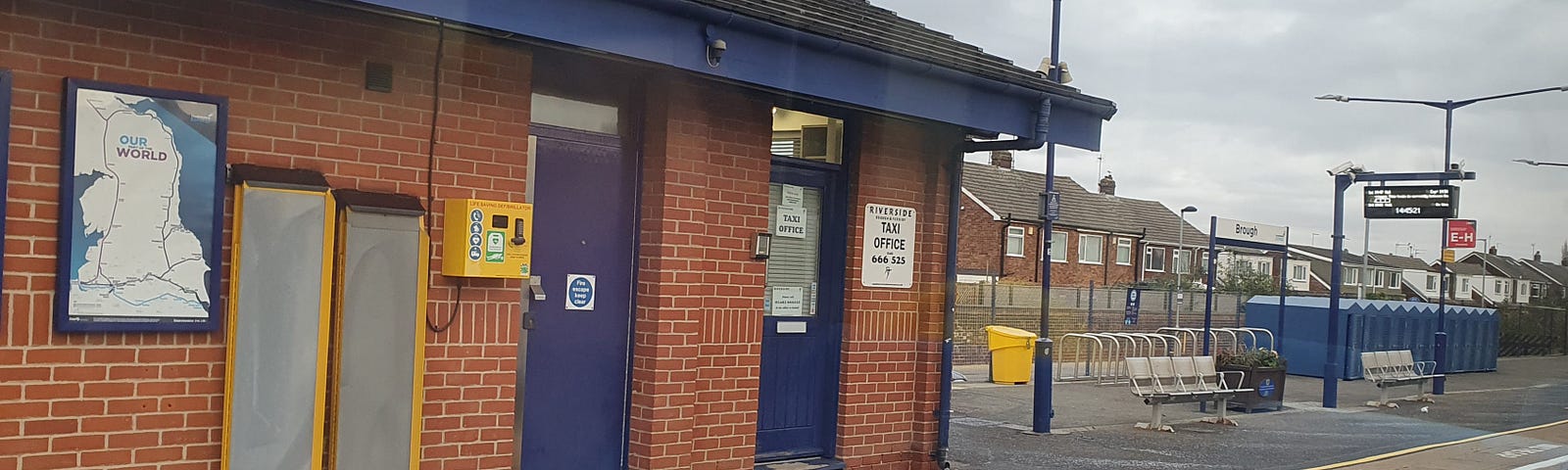 Brough railway station, UK