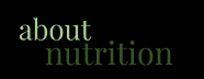 about nutrition