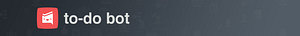 to-do bot