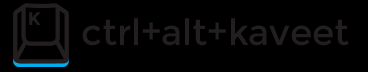 ctrl+alt+kaveet