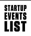 Startup Events List