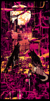 Cyberpunk 2077 Tarot: The Moon