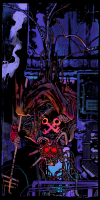 Cyberpunk 2077 Tarot: The Hierophant (Reversed)