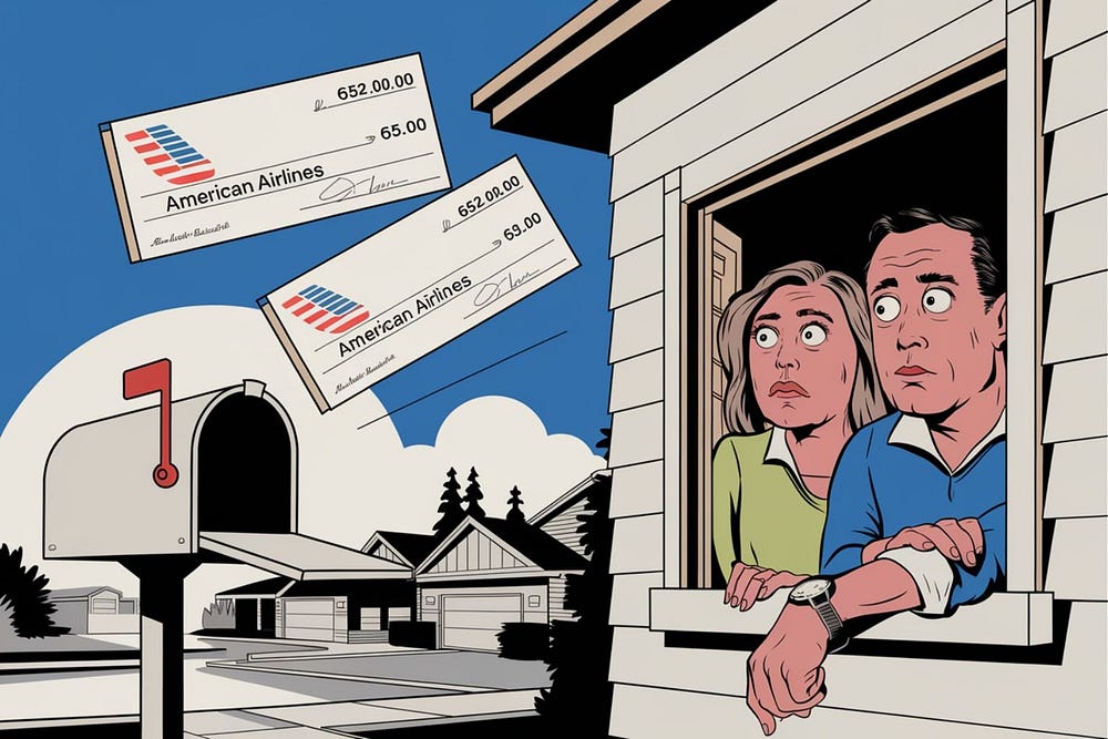 American Airlines promised me compensation for my flight delay. Where