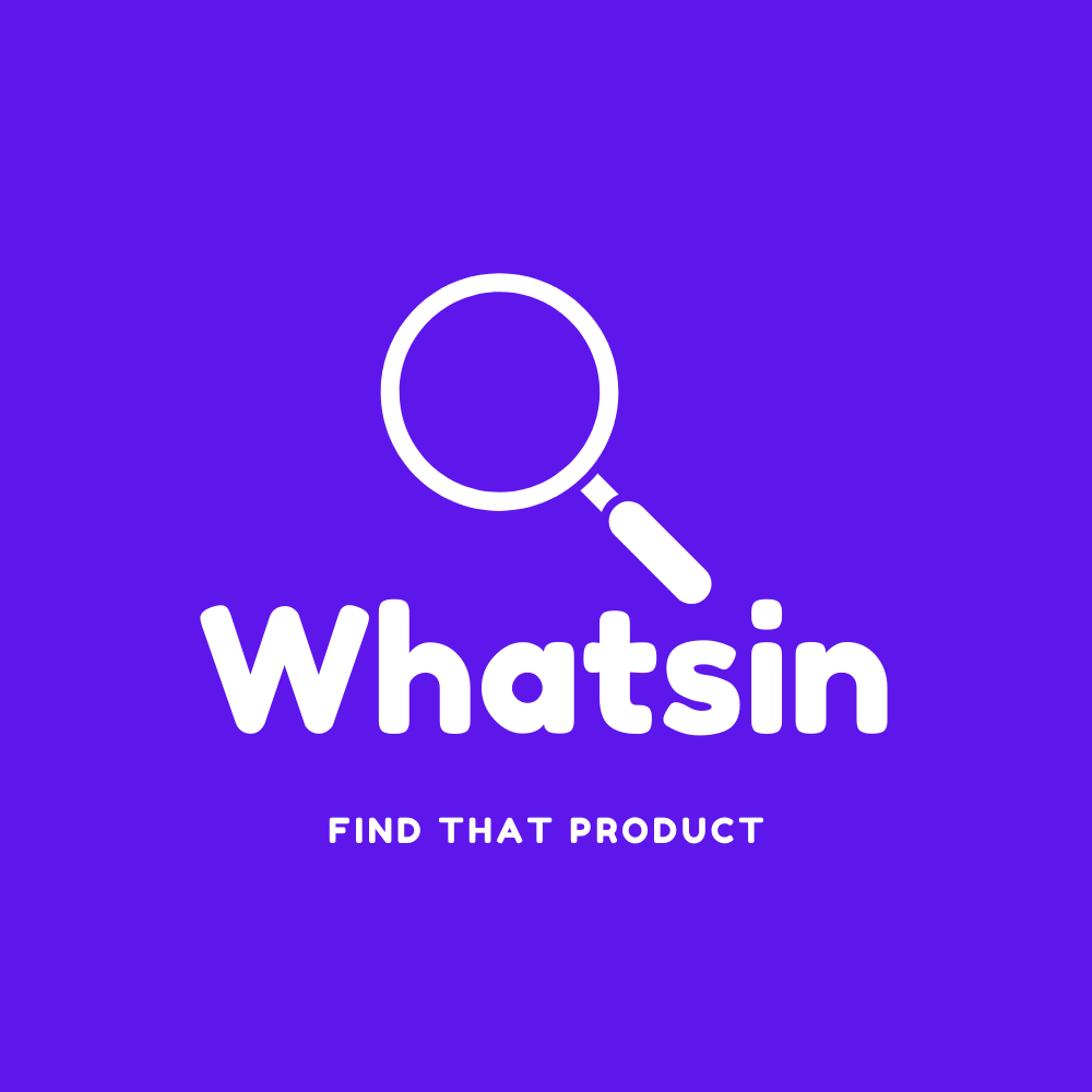 Magnifying glass logo for WhatsIn