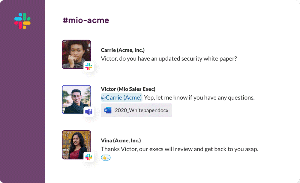 Mio Universal Channels for customer success teams