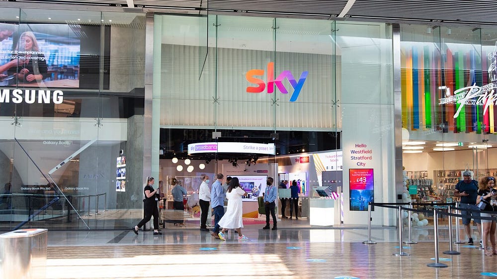 Sky 在 倫敦 Westfield Stratford City 購物中心開設第一家零售店
Comcast 如何深入美國人的生活？#CMCSA