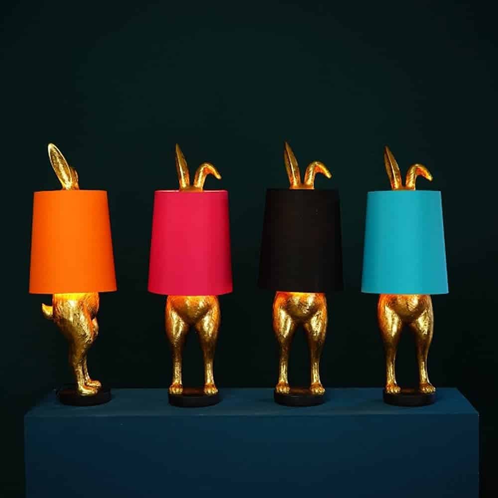 Tierischle Tischlampe hiding rabbit lampe