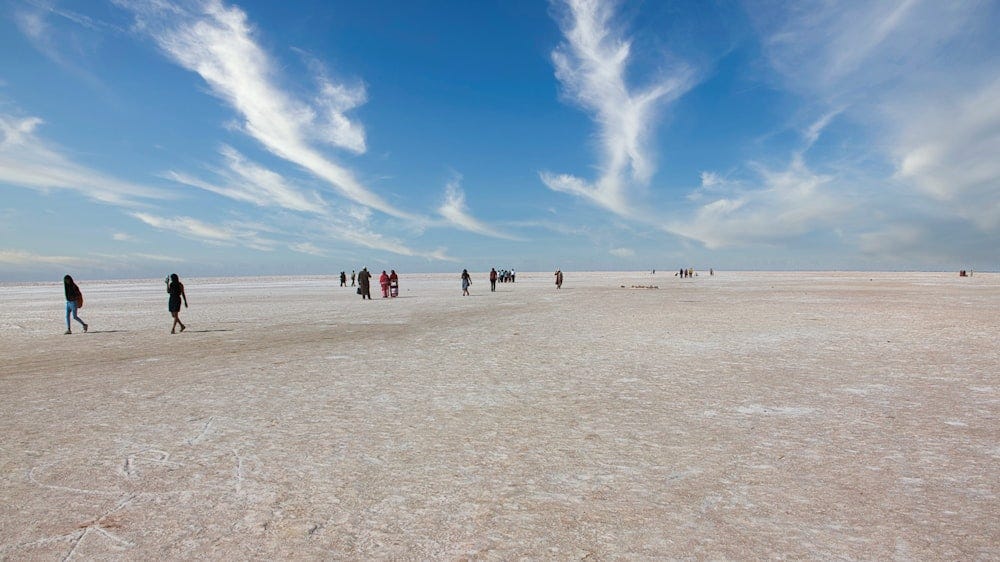 white salt desert of the Rann of Kutch is an otherworldly landscape that transforms under different lighting conditions