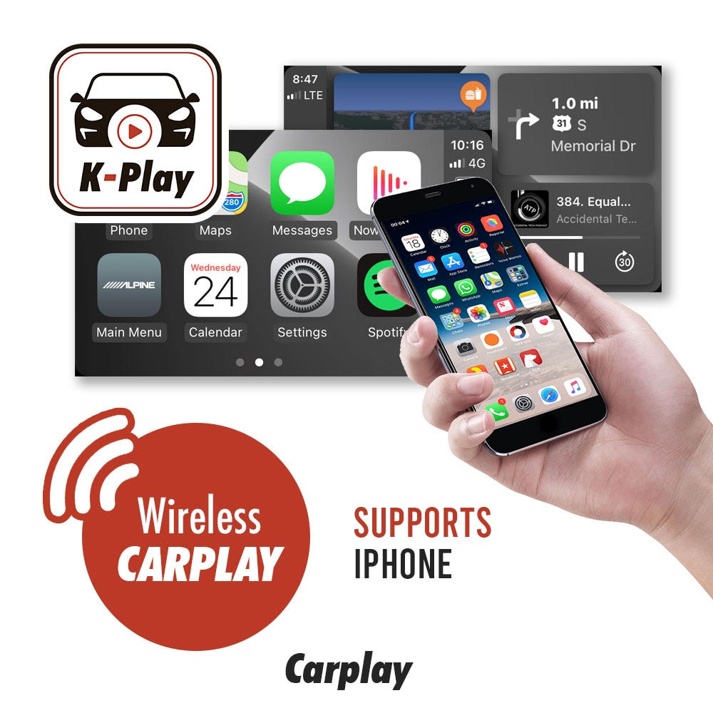 wireless carplay head unit