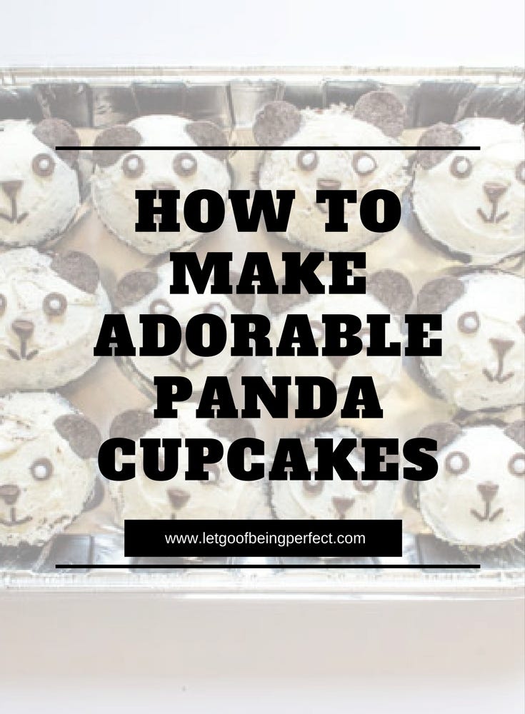 Decorate these cute panda cupcakes - no complicated decorating required. Step-by-step cooking tutorial. Great for kid parties or school functions.