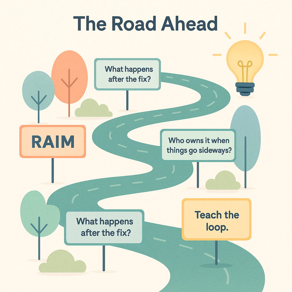 The road ahead