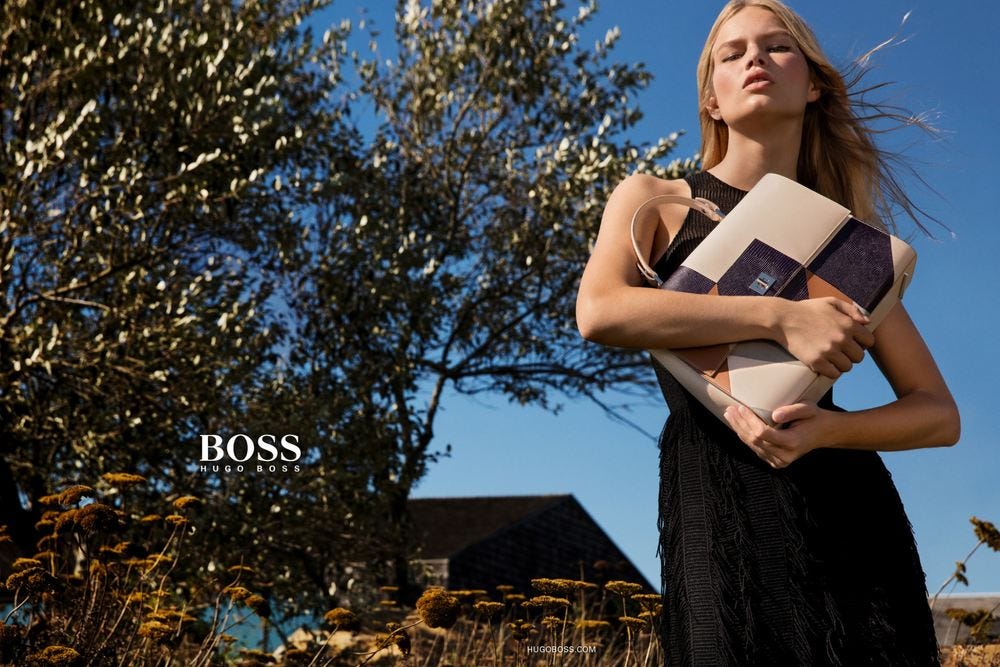 Anna Ewers for Hugo Boss