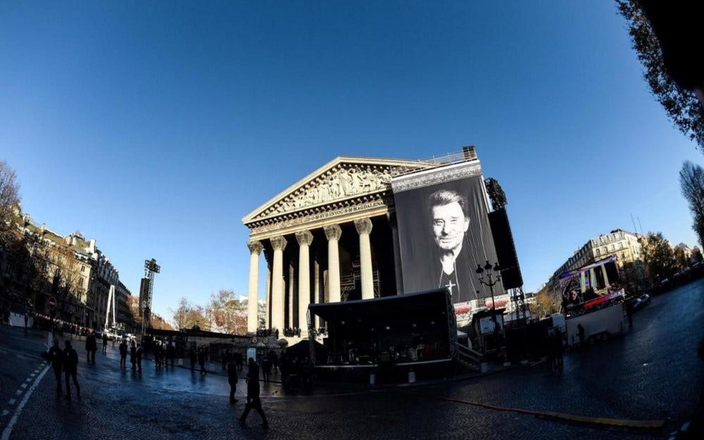 Johnny Hallyday : L'hommage en image