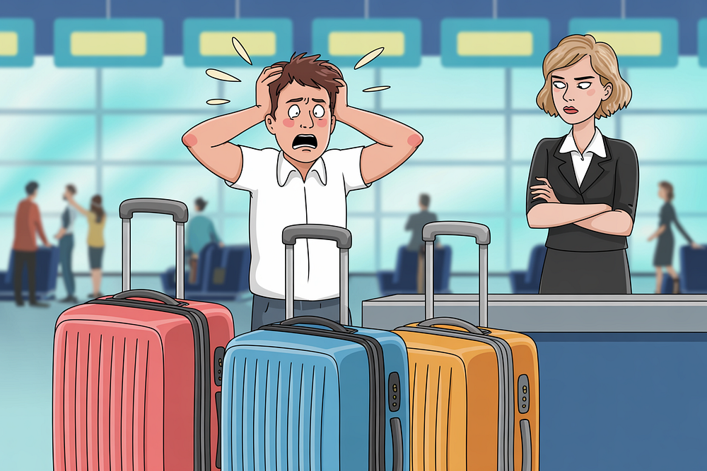Orbitz promised me a free bag on my flight to Frankfurt. Why do I have Orbitz promised me a free bag on my flight to Frankfurt. Why do I have