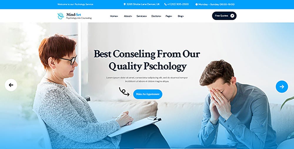 Psychology and Counseling WordPress Theme