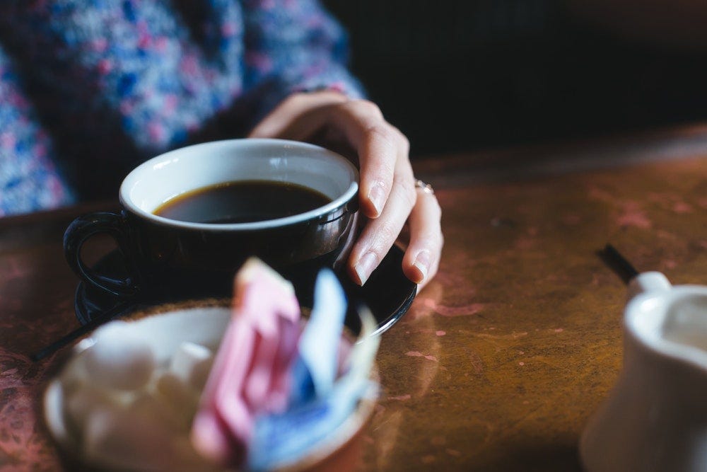 coffee in dissolve adderall