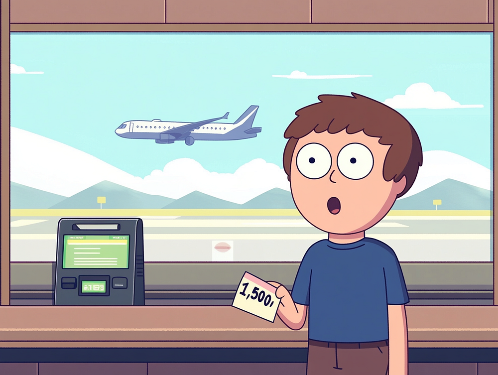 He accepted a $15000 offer to give up his seat. Then Delta called him