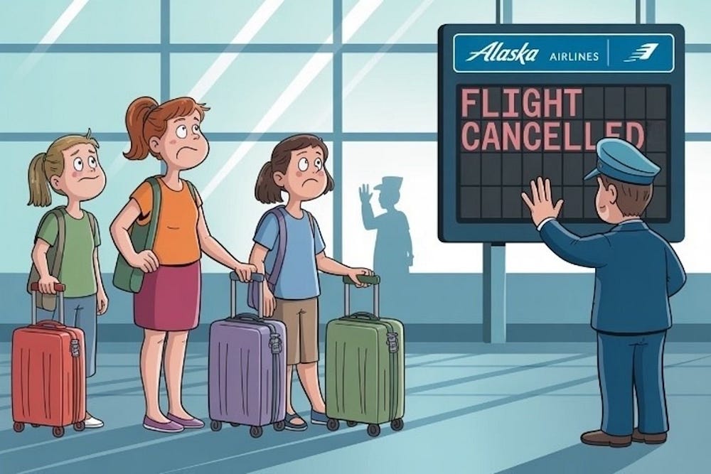 Why can’t I get a refund for my canceled Alaska Airlines flight from E