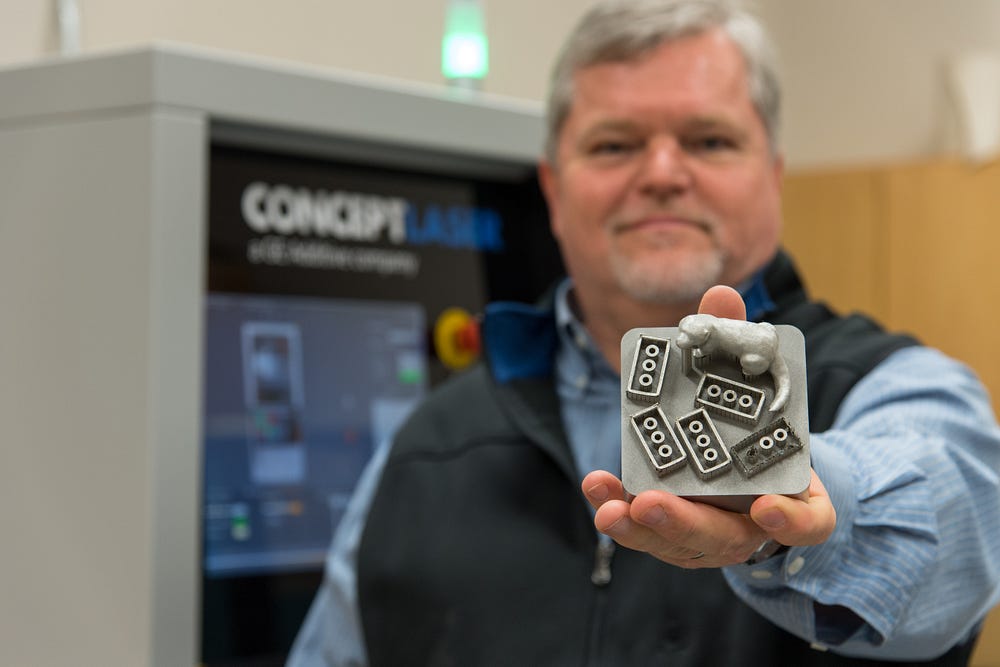 Programa de Manufatura Aditiva da GE, projeto que fornece impressoras 3D para escolas a fim de acelerar o uso da tecnologia no mundo