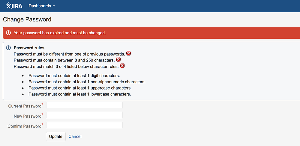 In this example, a valid password must match at least three of the... 
