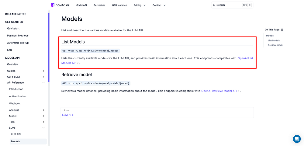 Source: Novita AI LLM Docs